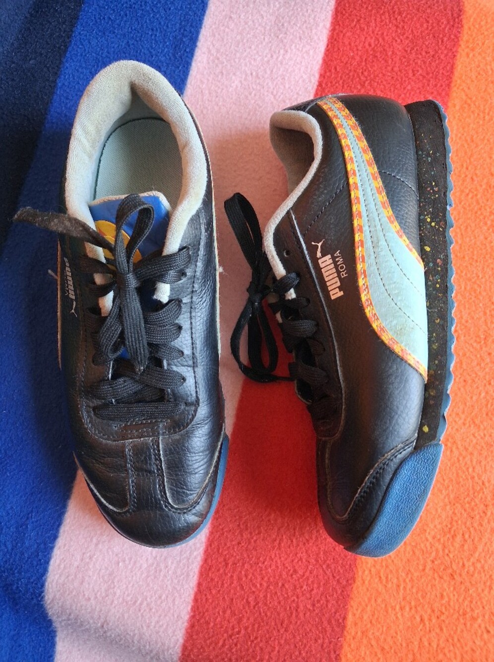 Puma Roma Black Sneakers